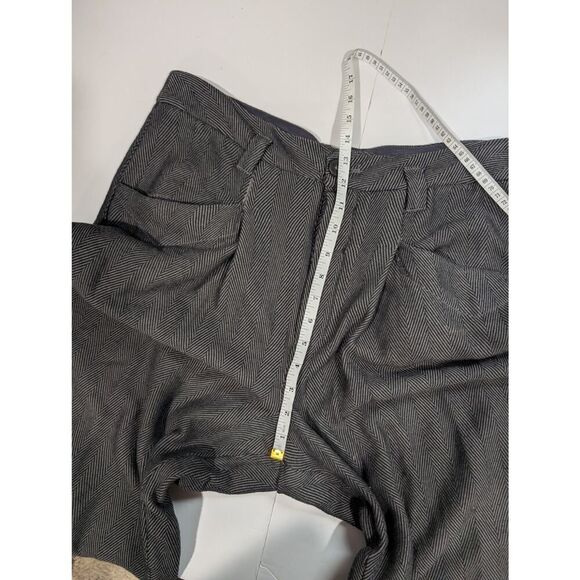 Free People Pants Womens 12 Gray Tweed Cropped Boho - Picture 7 of 9